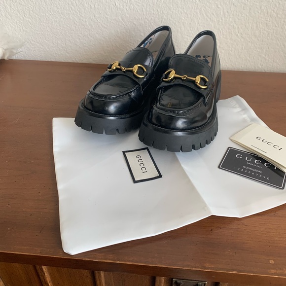 Women's leather lug sole loafer - Picture 10 of 14